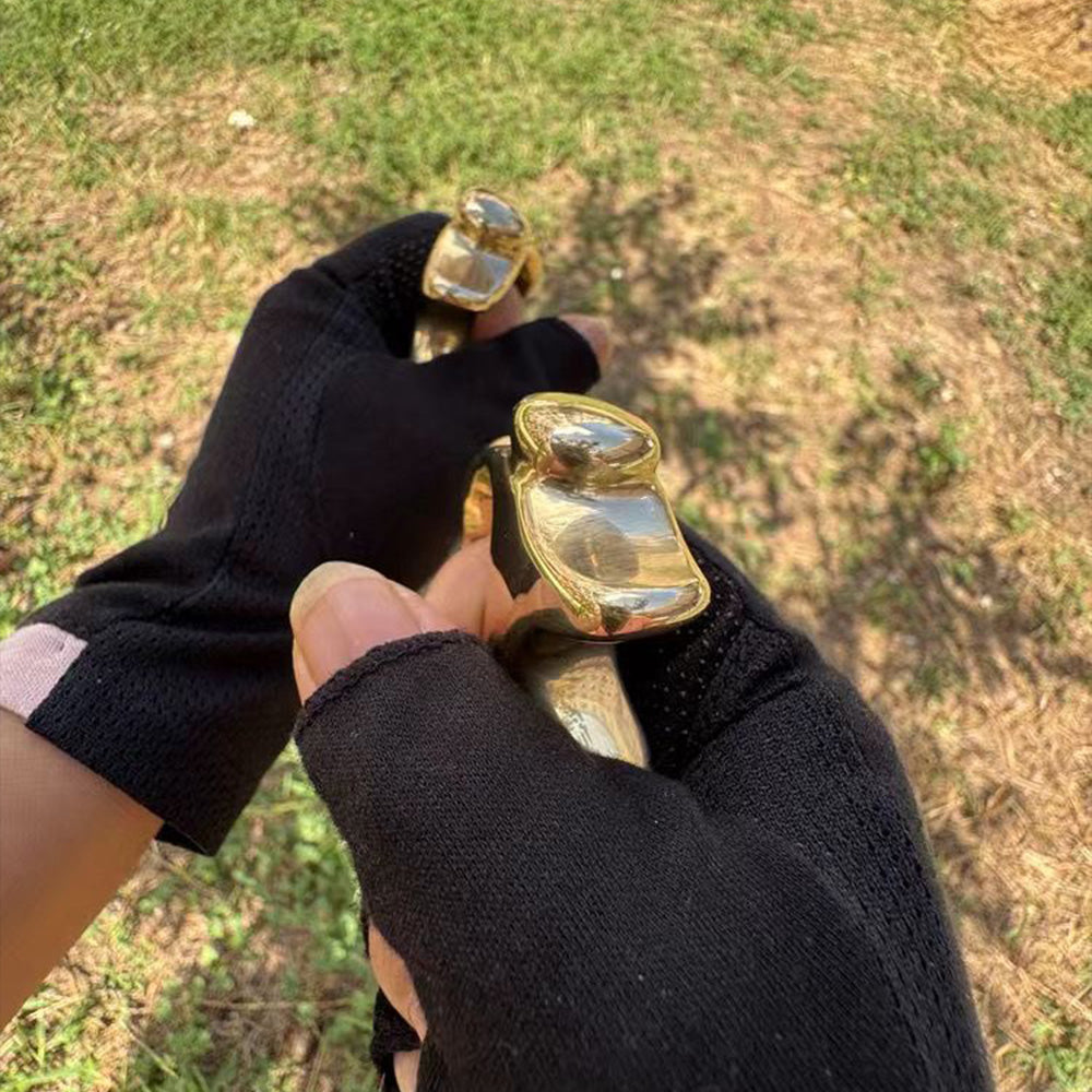 Solid Brass CNC Skull Knuckles