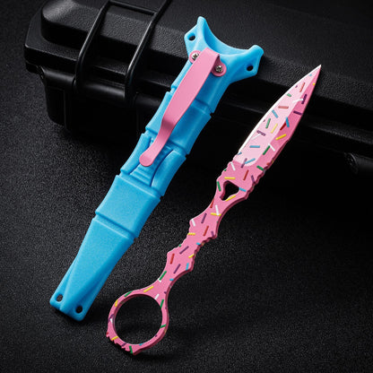 Benchmade 176-SBK "Donut Pink" Fixed Blade Knife