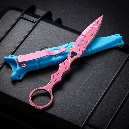 Benchmade 176-SBK "Donut Pink" Fixed Blade Knife