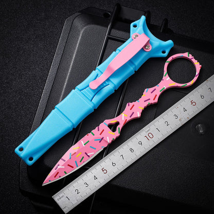 Benchmade 176-SBK "Donut Pink" Fixed Blade Knife
