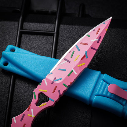 Benchmade 176-SBK "Donut Pink" Fixed Blade Knife