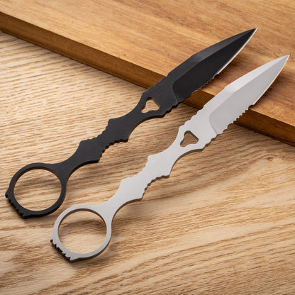 Fixed Blade TacticalKnife COMBO SOCP Dagger3.22" Blade, K sheath