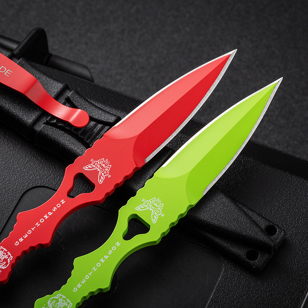 Fixed Blade TacticalKnife COMBO SOCP Dagger3.22" Blade, K sheath