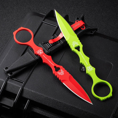 Fixed Blade TacticalKnife COMBO SOCP Dagger3.22" Blade, K sheath