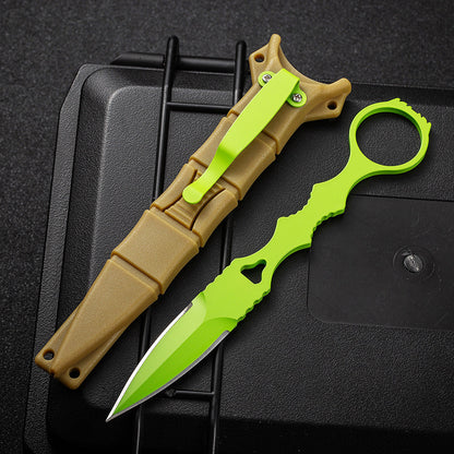 Fixed Blade TacticalKnife COMBO SOCP Dagger3.22" Blade, K sheath