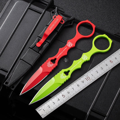 Fixed Blade TacticalKnife COMBO SOCP Dagger3.22" Blade, K sheath