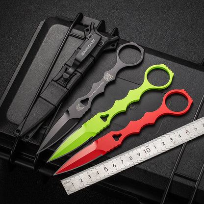 Fixed Blade TacticalKnife COMBO SOCP Dagger3.22" Blade, K sheath