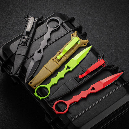 Fixed Blade TacticalKnife COMBO SOCP Dagger3.22" Blade, K sheath