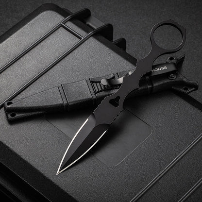 Fixed Blade TacticalKnife COMBO SOCP Dagger3.22" Blade, K sheath
