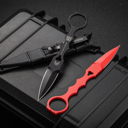 Fixed Blade TacticalKnife COMBO SOCP Dagger3.22" Blade, K sheath