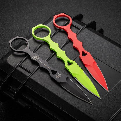 Fixed Blade TacticalKnife COMBO SOCP Dagger3.22" Blade, K sheath