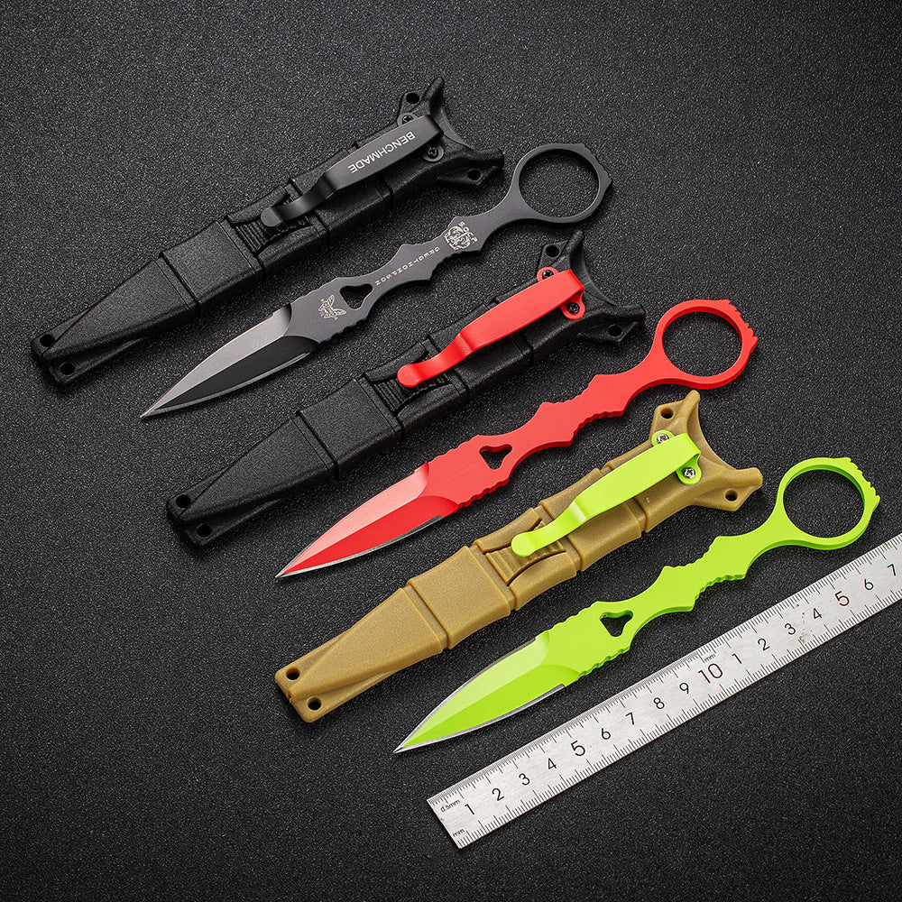 Fixed Blade TacticalKnife COMBO SOCP Dagger3.22" Blade, K sheath