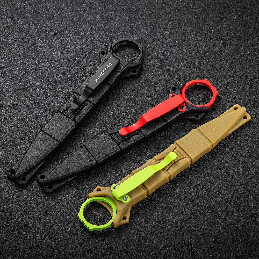 Fixed Blade TacticalKnife COMBO SOCP Dagger3.22" Blade, K sheath