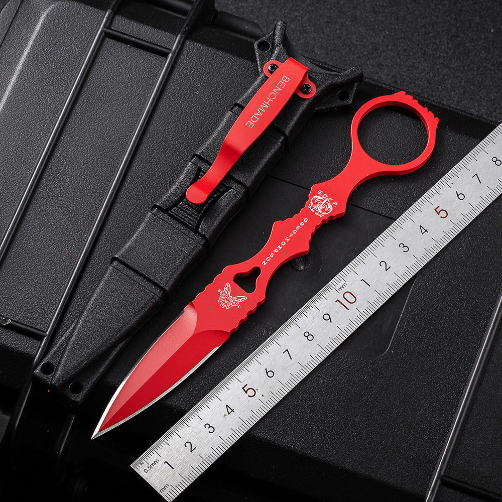 Fixed Blade TacticalKnife COMBO SOCP Dagger3.22" Blade, K sheath