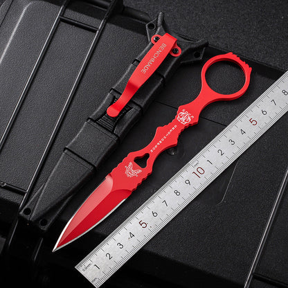 Fixed Blade TacticalKnife COMBO SOCP Dagger3.22" Blade, K sheath