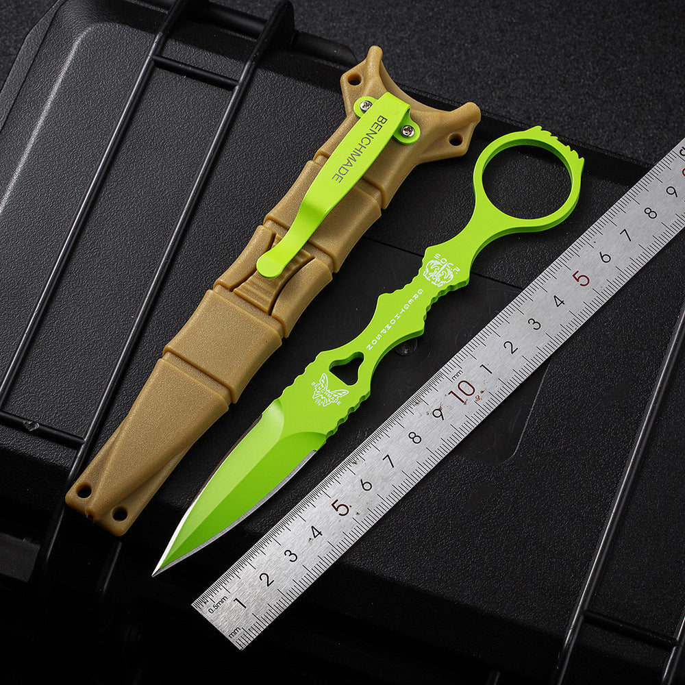 Fixed Blade TacticalKnife COMBO SOCP Dagger3.22" Blade, K sheath