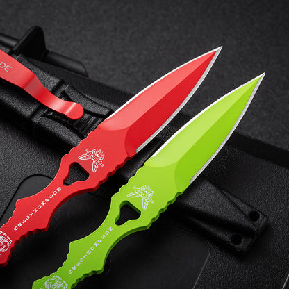 Fixed Blade TacticalKnife COMBO SOCP Dagger3.22" Blade, K sheath