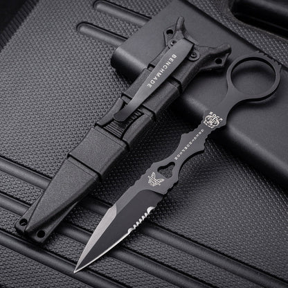 Fixed Blade TacticalKnife COMBO SOCP Dagger3.22" Blade, K sheath