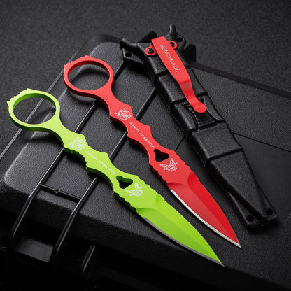 Fixed Blade TacticalKnife COMBO SOCP Dagger3.22" Blade, K sheath