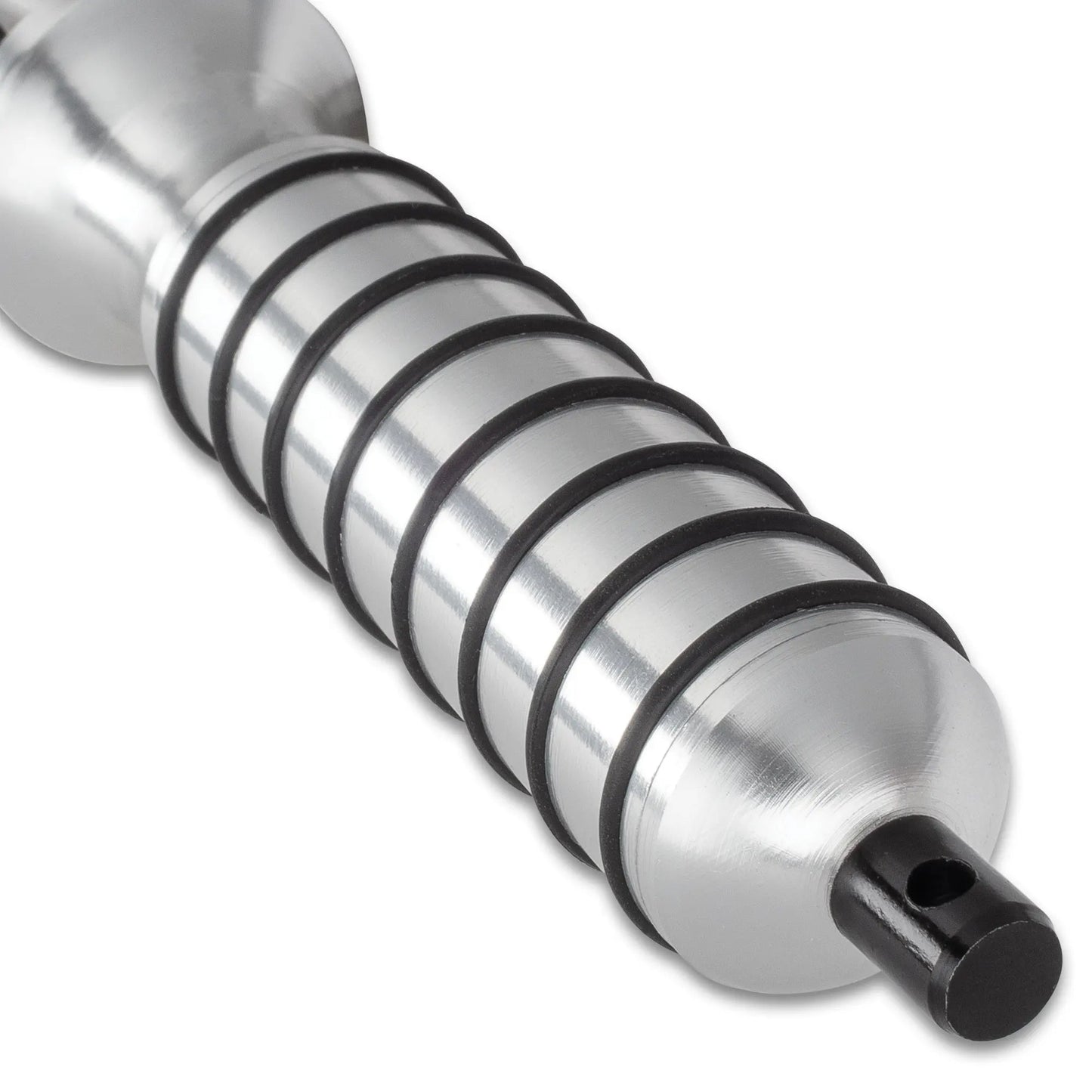 Grey Titanium Spiral Dagger With Sheath