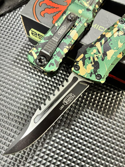 Interceptor OTF Knife – M390MK Steel Tactical Blade (Camo Edition)