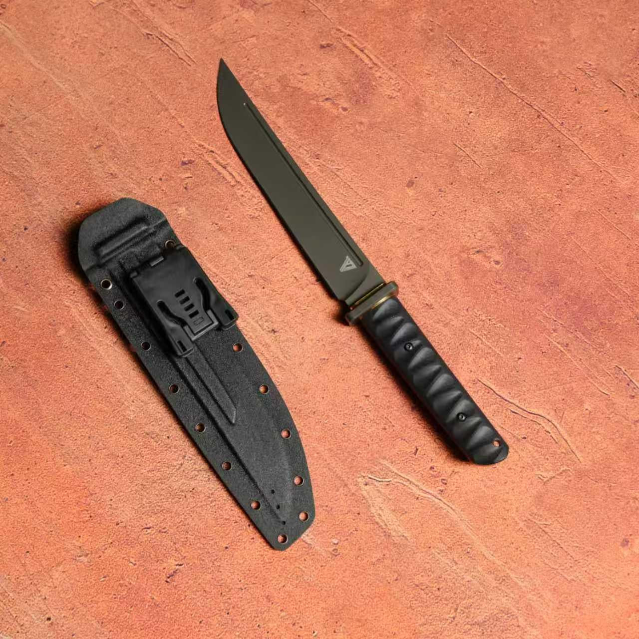 Mini Samurai Tactical Knife – AUS-8 Steel | Titanium Coated Blade