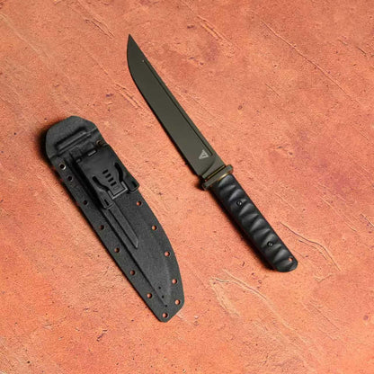 Mini Samurai Tactical Knife – AUS-8 Steel | Titanium Coated Blade