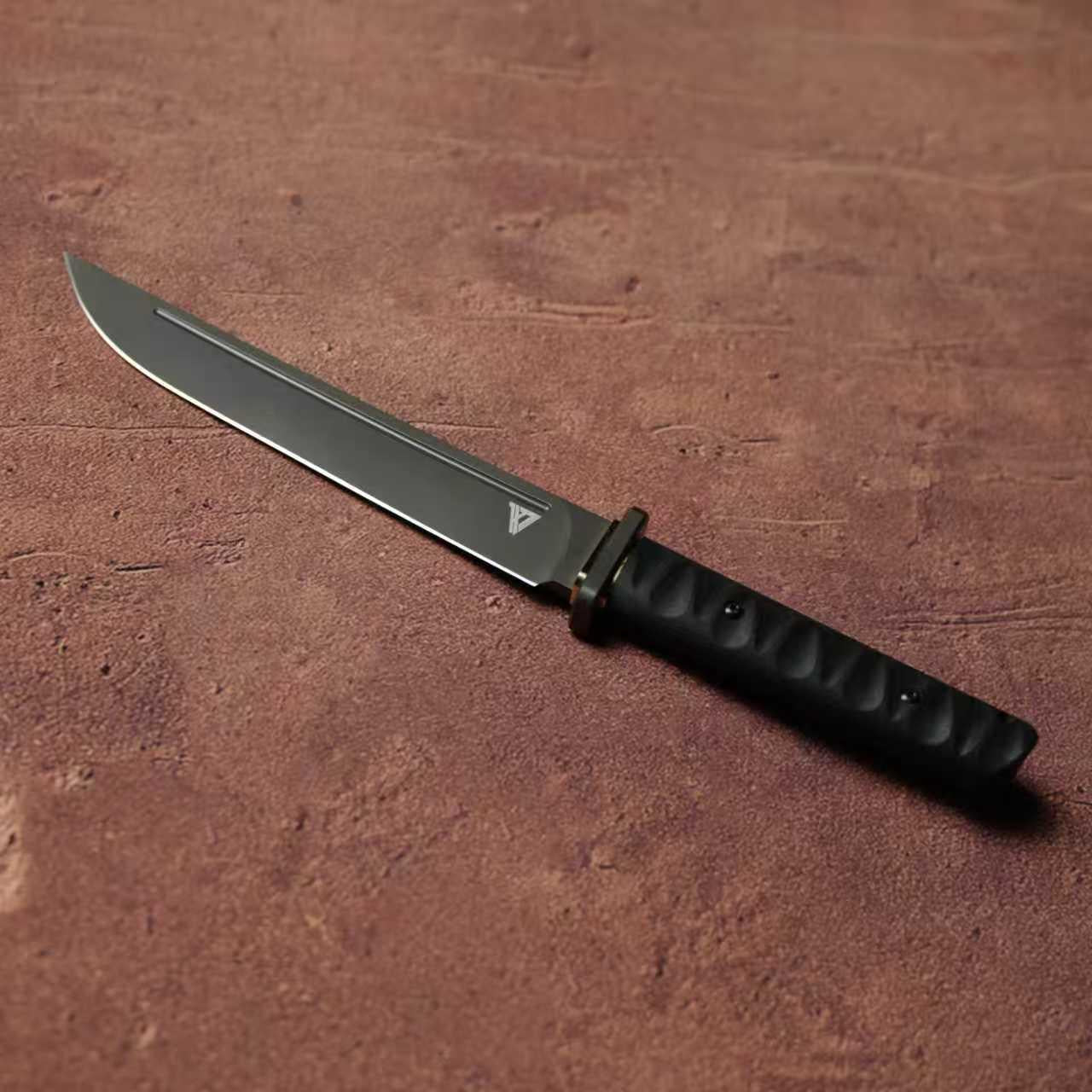 Mini Samurai Tactical Knife – AUS-8 Steel | Titanium Coated Blade