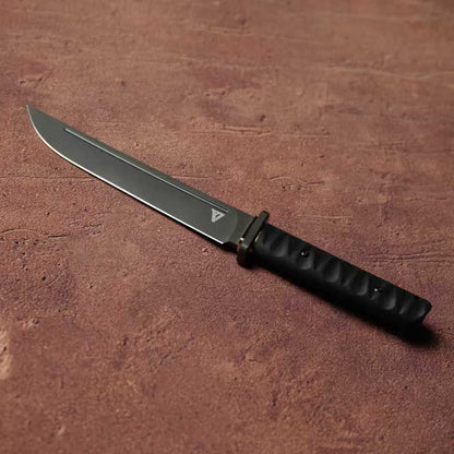 Mini Samurai Tactical Knife – AUS-8 Steel | Titanium Coated Blade