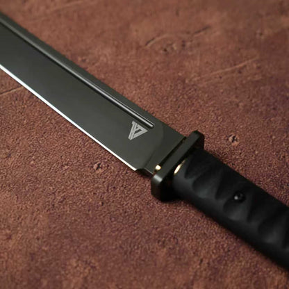 Mini Samurai Tactical Knife – AUS-8 Steel | Titanium Coated Blade
