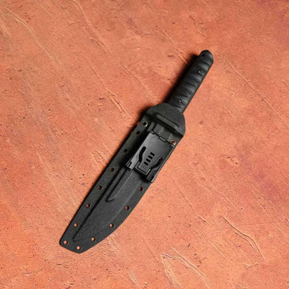 Mini Samurai Tactical Knife – AUS-8 Steel | Titanium Coated Blade