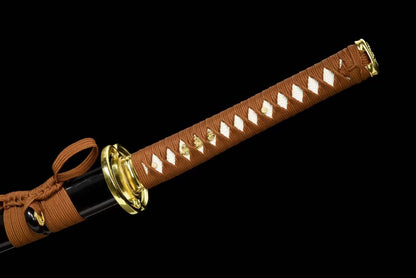 Hand Forged Anime Katana Himura Kenshin Reverse Blade Edition Pattern Steel
