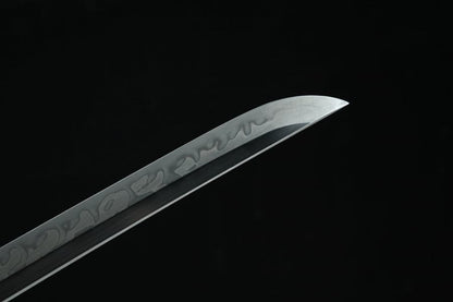 Hand Forged Japanese Samurai Katana T10 Real Yokote Pure copper gilt silver