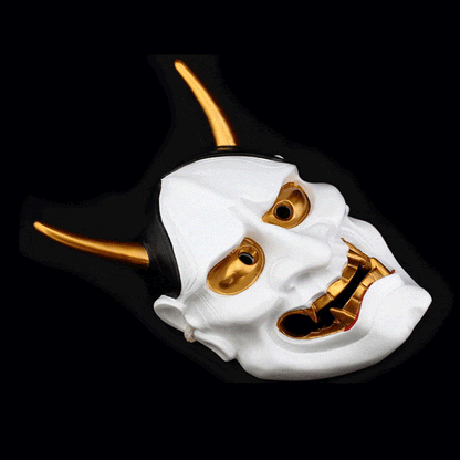 Hand-Made Japanese Hannya 凛凛蝶 Resin Oni Mask