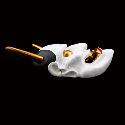 Hand-Made Japanese Hannya 凛凛蝶 Resin Oni Mask