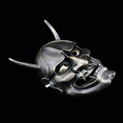 Hand-Made Japanese Hannya 凛凛蝶 Resin Oni Mask