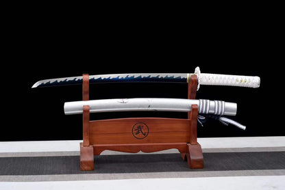 Handmade Japanese Wakizashi 魚 Short Sword Manganese Steel