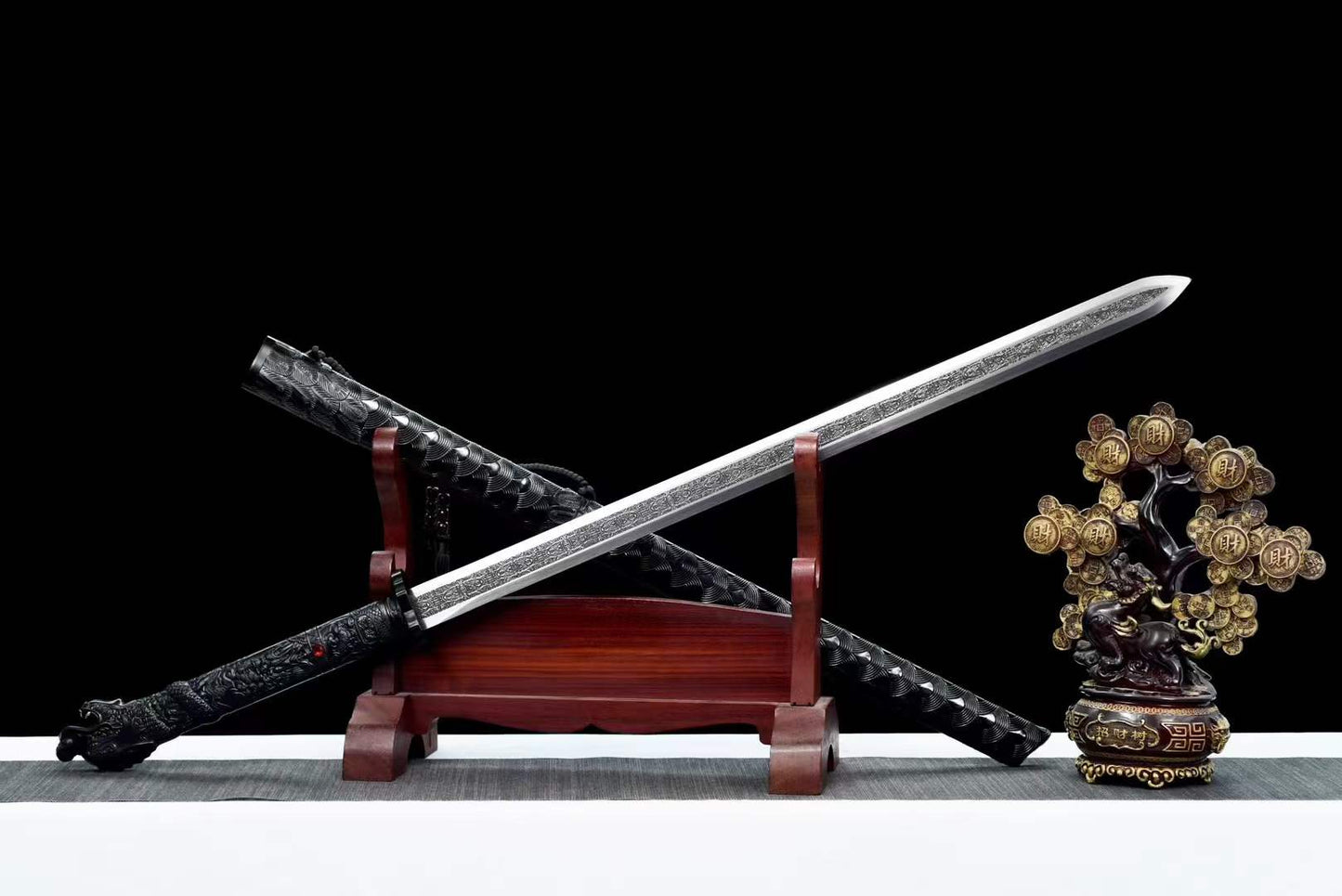 Handmade Phoenix Feather War Sword Chinese Sword