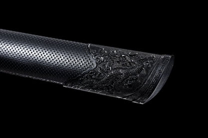 Handmade Top of all ghosts High Manganese Steel Chinese Sword With Double Slot