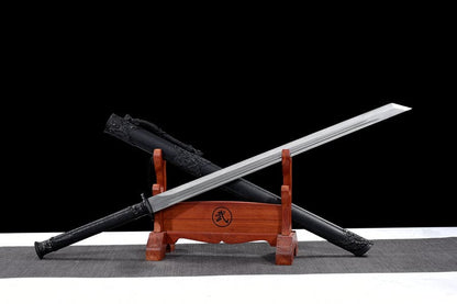 Handmade Top of all ghosts High Manganese Steel Chinese Sword With Double Slot